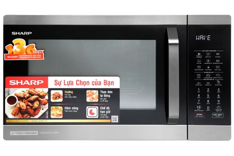 Lò vi sóng điện tử có nướng Sharp R-C932XVN-BST 32 lít - Chính hãng