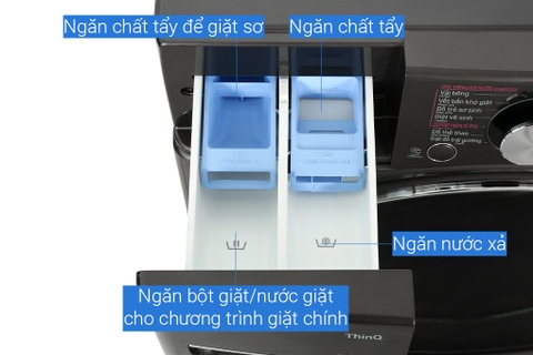 Máy giặt sấy LG Inverter 21kg/12kg F2721HVRB - Chính hãng