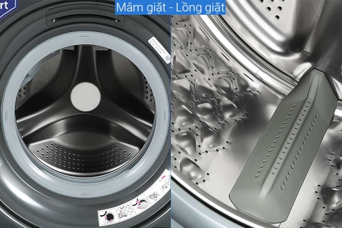 Máy giặt sấy Panasonic Inverter 9.5kg/6kg NA-S956FR1BV - Chính hãng