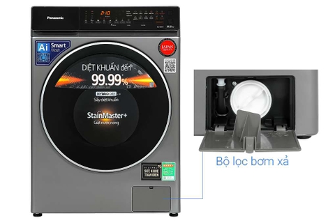 Máy giặt Panasonic Inverter 9.5 Kg NA-V95FC1LVT - Chính hãng