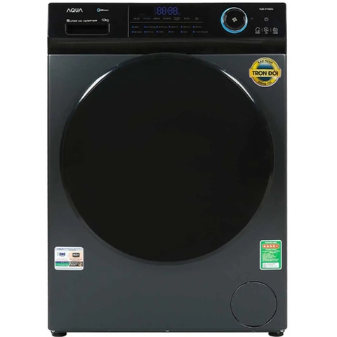 Máy giặt Aqua Inverter 10kg AQD-DD1002G.BK lồng ngang