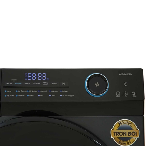 Máy giặt Aqua Inverter 10kg AQD-DD1002G.BK lồng ngang