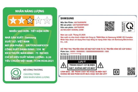 Smart Tivi Samsung 4K 75 inch UA75U8500F