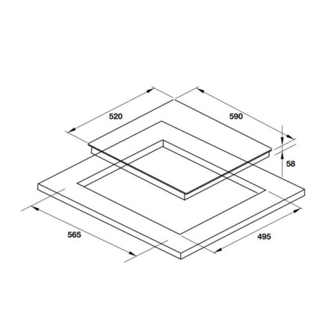Bếp từ 3 vùng nấu Hafele HC-I603B 536.61.791