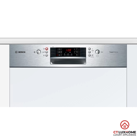 MÁY RỬA BÁT BÁN ÂM BOSCH SMI46KS01E SERIE 4 13 BỘ