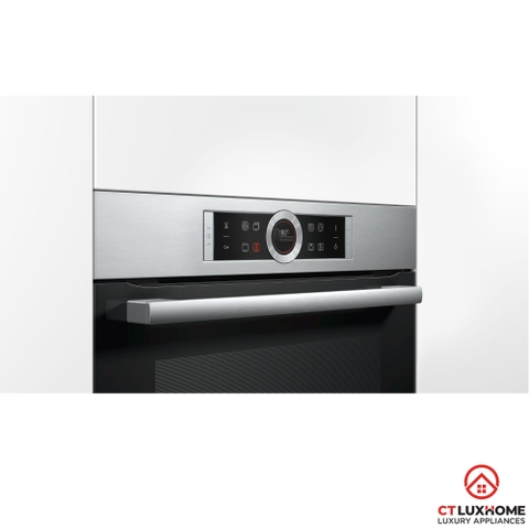 LÒ NƯỚNG ÂM TỦ BOSCH HBG635BS1 SERIE 8 71 LÍT ECOCLEAN