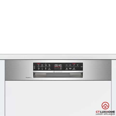 MÁY RỬA BÁT BOSCH SERIE 6 SMI6ZCS49E BÁN ÂM SẤY ZEOLITH