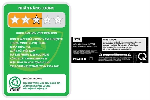 Google Tivi QLED TCL AI FHD 32 inch 32S5K