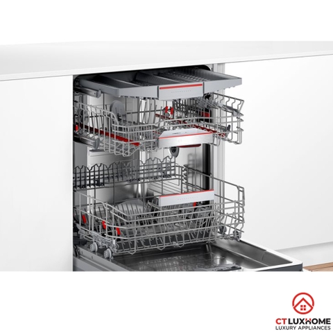 MÁY RỬA BÁT BOSCH ÂM TỦ SMV6ZCX49E SERIE 6 SẤY ZEOLITH