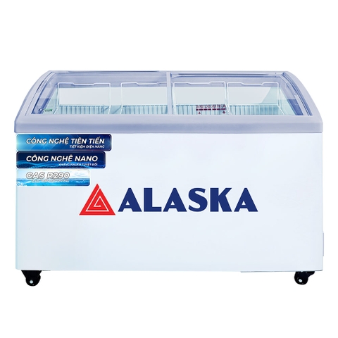 Tủ đông nắp kính cong Alaska KC-310 445 lít