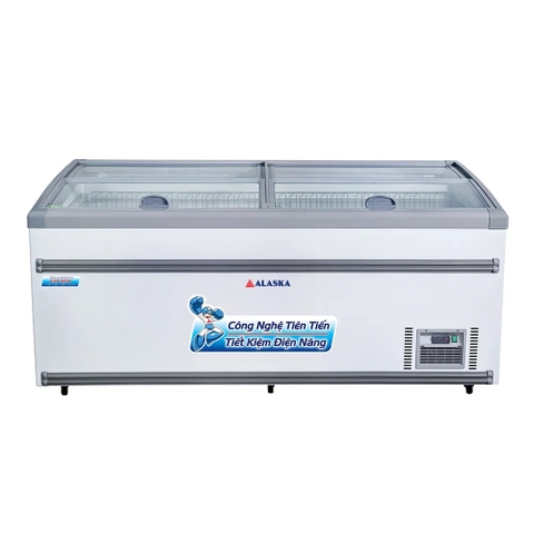 Tủ đông nằm kính phẳng Alaska KN-650 1.020 lít