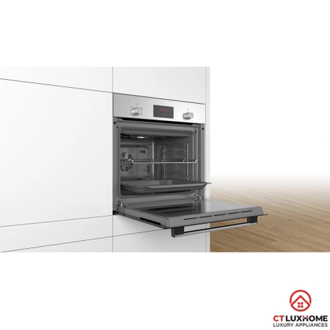 LÒ NƯỚNG ÂM TỦ BOSCH HBF113BR0A SERIE 2 66L MẶT INOX