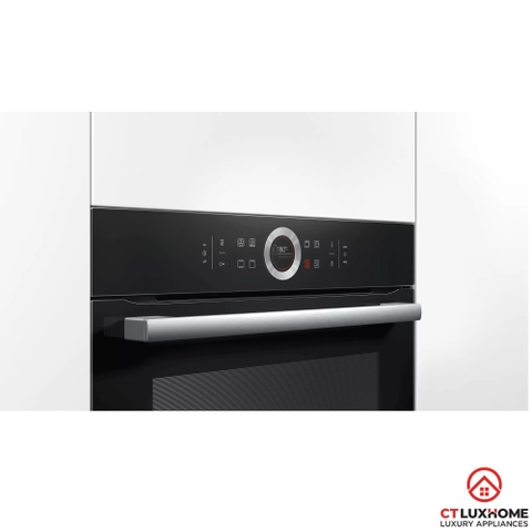 LÒ NƯỚNG ÂM TỦ BOSCH HBG634BB1B SERIE 8 71L HYDROCLEAN