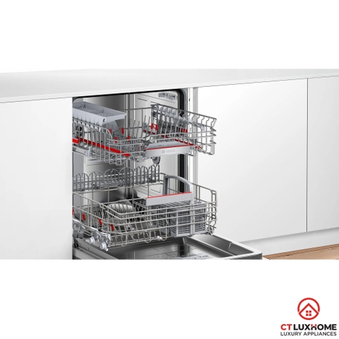 MÁY RỬA BÁT BÁN ÂM BOSCH SMI6ZBS01D SERIE 6 SẤY ZEOLITH