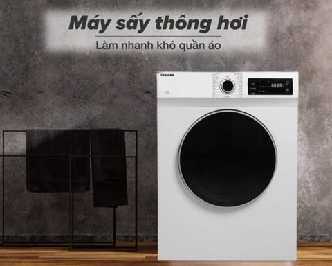 Máy sấy thông hơi Toshiba 7.0 KG TD-H80SEV(WK)