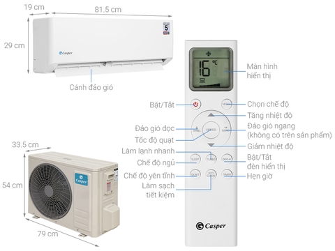 Máy lạnh Casper 1.5 HP SC-12FB36A