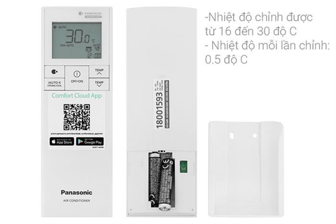 Điều hòa Panasonic cao cấp 2 chiều 9000Btu Inverter CS/CU-XZ9BKH-8