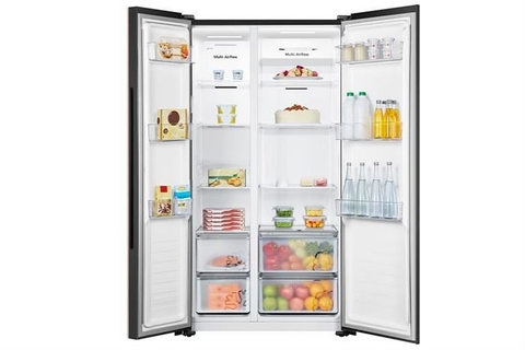 Tủ lạnh Hisense Inverter 519 lít Side By Side RS668N4EW-PU