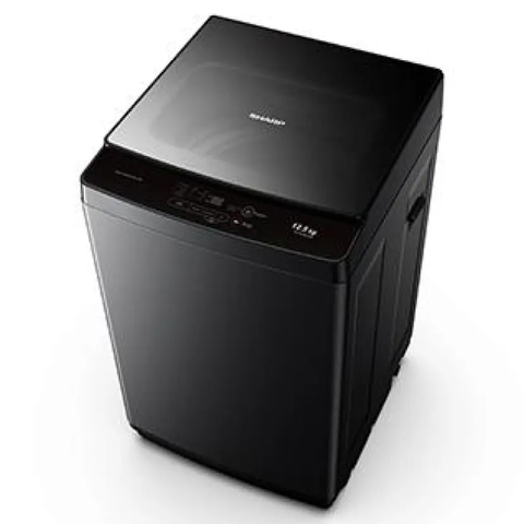 Máy giặt Sharp cửa trên 12.5 kg ES-TM125CN-BK