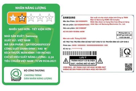 Smart Tivi Neo QLED Samsung AI 4K 100 inch QA100QN80F [ 100QN80FA ]