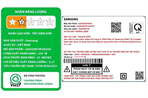 NEO QLED Mini LED Tivi 4K Samsung 65 inch QA65QN70F