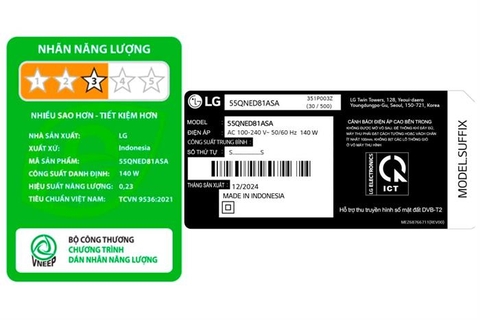 Smart Tivi LG 4K 55 inch QNED AI 55QNED81ASA