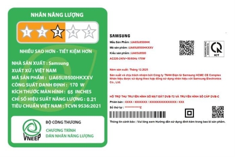 Smart Tivi Samsung 4K 65 inch UA65U8500H