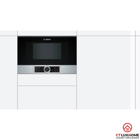LÒ VI SÓNG BOSCH BFL634GS1 SERIE 8 ÂM TỦ 21 LÍT AUTOPILOT 7
