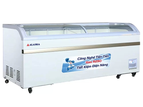 Tủ đông Alaska KC-550 mặt kính cong 765 lít
