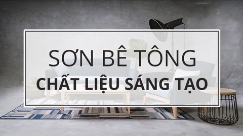 Sơn giả bê tông là gì?