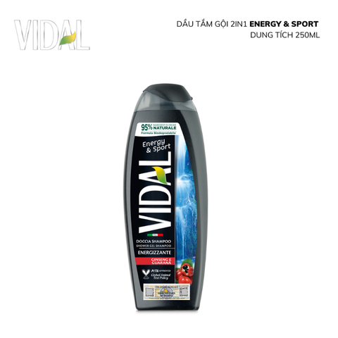 Sữa tắm thiên nhiên Vidal 250ml