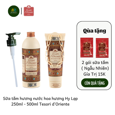 Sữa Tắm Hương Nước Hoa Tesori d'Oriente Hương Hy Lạp 250ml-500ml