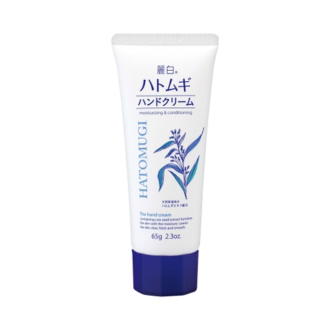 Kem Dưỡng Da Tay Mềm Mại Hạt Ý Dĩ Hatomugi Hand Cream 65g