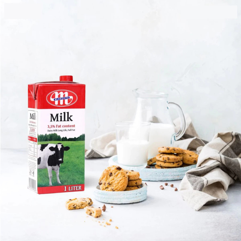 Thùng 12 Hộp Sữa Ba Lan Sữa MLEKOVITA Sữa Tươi Nguyên Kem 1 L Sữa Nhập Khẩu