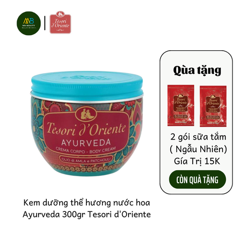 Kem Dưỡng Thể Hương Nước Hoa Ayurveda 300gr Tesori d'Oriente