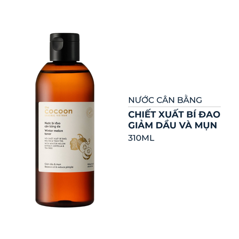 Nước Cân Bằng Cocoon Bí Đao Giảm Dầu & Mụn 310ml Winter Melon Toner