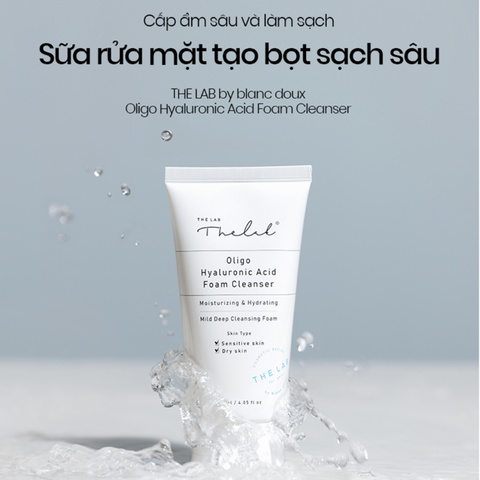 Sữa Rửa Mặt The Lab Tạo Bọt Sạch Sâu & Dưỡng Ẩm Da 120ml Oligo Hyaluronic Acid Foam Cleanser
