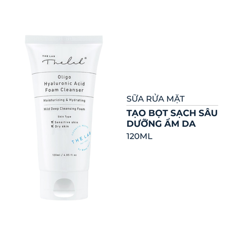 Sữa Rửa Mặt The Lab Tạo Bọt Sạch Sâu & Dưỡng Ẩm Da 120ml Oligo Hyaluronic Acid Foam Cleanser