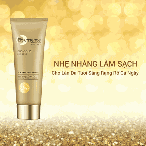 Sữa Rửa Mặt Bio-essence Vàng 24K Ngăn Ngừa Lão Hoá 100g Bio-gold Radiance Cleanser