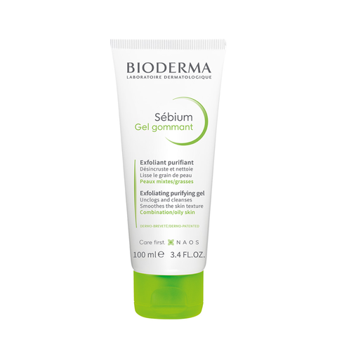 Tẩy Tế Bào Chết Bioderma Dành Cho Da Dầu, Hỗn Hợp 100ml Sebium Gel Gommant