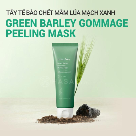 Mặt Nạ Tẩy Tế Bào Chết innisfree Từ Lúa Mạch Xanh 120ml Green Barley Gommage Mask