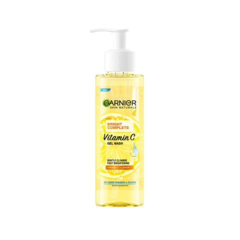 Gel Rửa Mặt Garnier Vitamin C Sạch Sâu Dịu Nhẹ Sáng Da 120ml Bright Complete Vitamin C Gel Wash Skincare