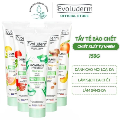 Tẩy Tế Bào Chết Evoluderm Chiết Xuất Thành Phần Tự Nhiên 150g