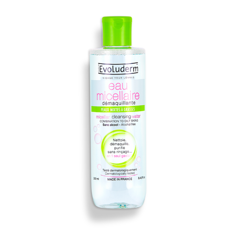 Nước Tẩy Trang Evoluderm Cho Da Hỗn Hợp, Dầu Mụn 500ml