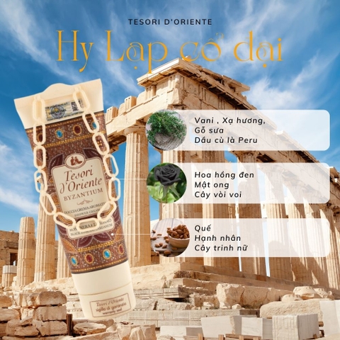 Sữa Tắm Hương Nước Hoa Tesori d'Oriente Hương Hy Lạp 250ml-500ml
