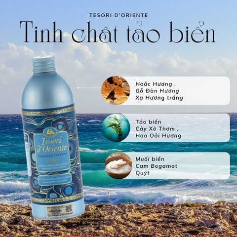 Sữa Tắm Hương Nước Hoa Tesori d'Oriente Hương Tảo Biển 250ml-500ml