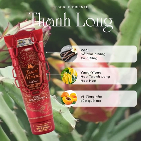 Sữa Tắm Hương Nước Hoa Tesori d'Oriente Hương Thanh Long 250ml-500ml
