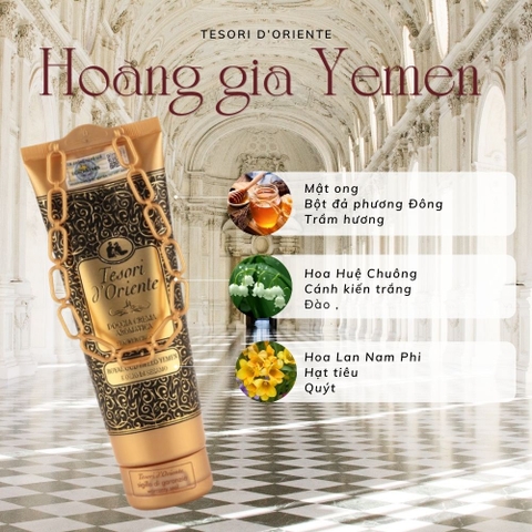Sữa Tắm Hương Nước Hoa Tesori d'Oriente Hương Hoàng Gia 250ml-500ml