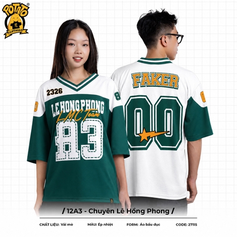 Áo lớp bóng bầu dục 12A3 - Chuyên Lê Hồng Phong