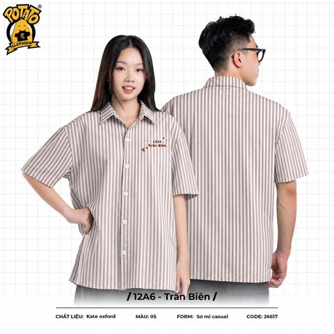 Áo lớp sơ mi 12A6 - Trấn Biên